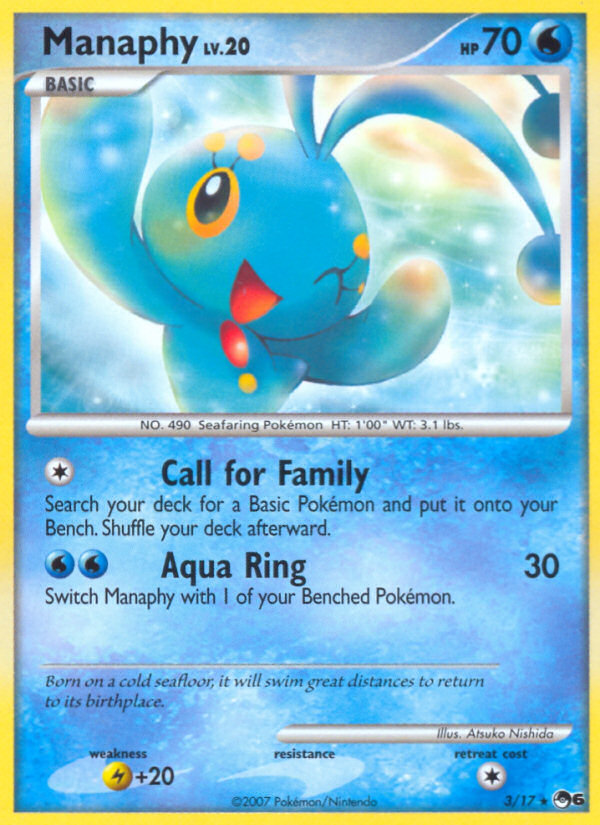 Manaphy (3/17) [POP Series 6] | Galactic Gamez