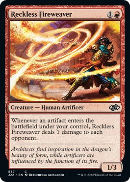 Reckless Fireweaver [Jumpstart 2022] | Galactic Gamez