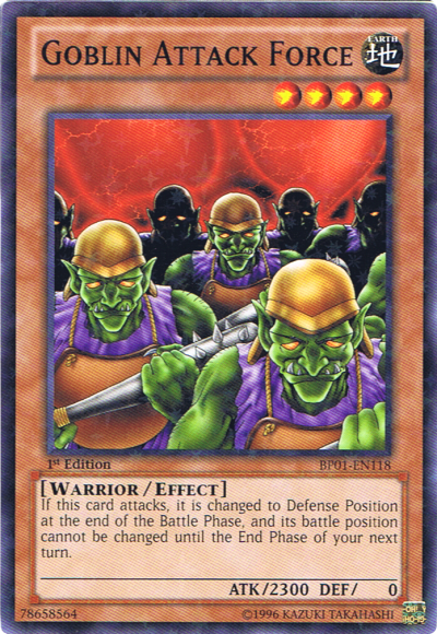 Goblin Attack Force [BP01-EN118] Starfoil Rare | Galactic Gamez