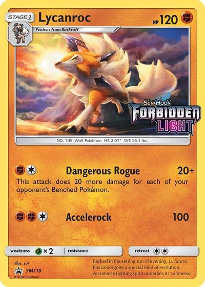 Lycanroc (SM118) (Prerelease Promo) [Sun & Moon: Black Star Promos] | Galactic Gamez