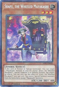 Shafu, the Wheeled Mayakashi [HISU-EN030] Secret Rare | Galactic Gamez