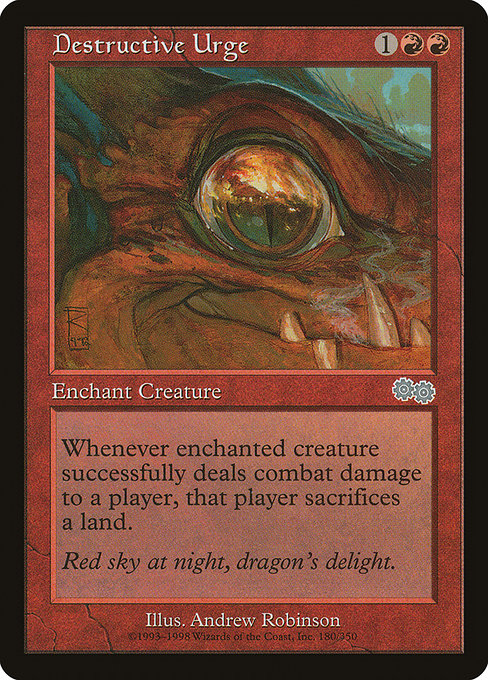 Destructive Urge [Urza's Saga] | Galactic Gamez