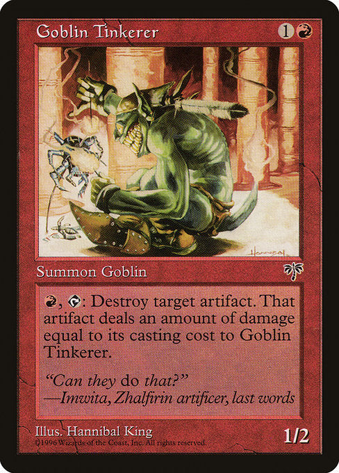 Goblin Tinkerer [Mirage] | Galactic Gamez