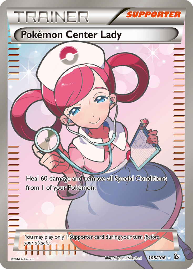 Pokemon Center Lady (105/106) [XY: Flashfire] | Galactic Gamez