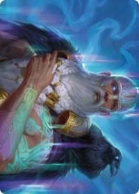 Alrund, God of the Cosmos Art Card [Kaldheim: Art Series] | Galactic Gamez