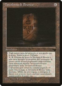 Bronze Tablet (Italian) - "Tavoletta di Bronzo" [Renaissance] | Galactic Gamez