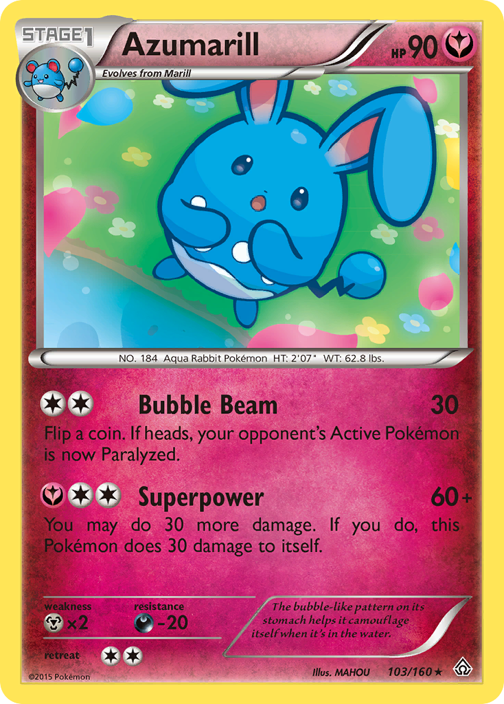 Azumarill (103/160) [XY: Primal Clash] | Galactic Gamez