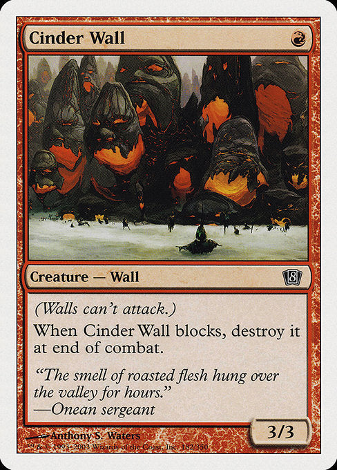 Cinder Wall [Eighth Edition] | Galactic Gamez