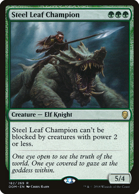 Steel Leaf Champion [Dominaria] | Galactic Gamez