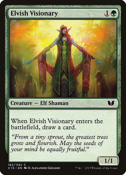 Elvish Visionary [Commander 2015] | Galactic Gamez