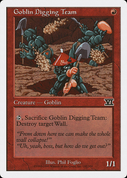 Goblin Digging Team [Classic Sixth Edition] | Galactic Gamez