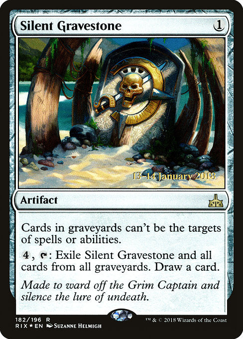 Silent Gravestone [Rivals of Ixalan Promos] | Galactic Gamez