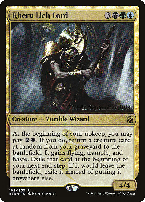 Kheru Lich Lord [Khans of Tarkir Promos] | Galactic Gamez