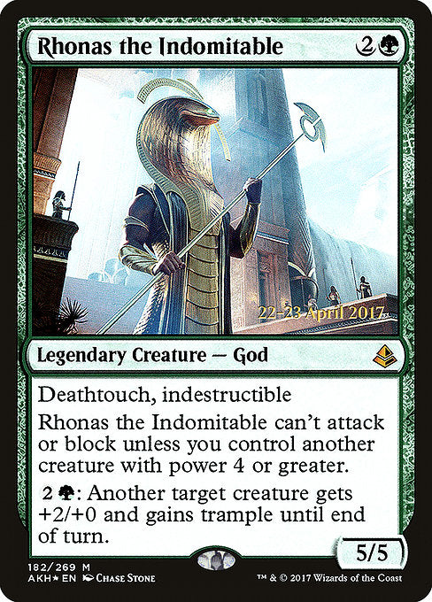 Rhonas the Indomitable [Amonkhet Promos] | Galactic Gamez