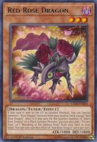 Red Rose Dragon [LED4-EN025] Rare | Galactic Gamez