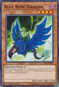 Blue Rose Dragon [LED4-EN031] Common | Galactic Gamez