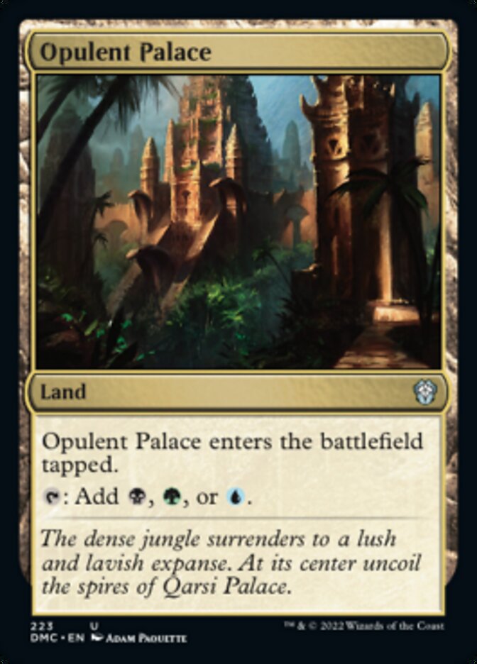 Opulent Palace [Dominaria United Commander] | Galactic Gamez