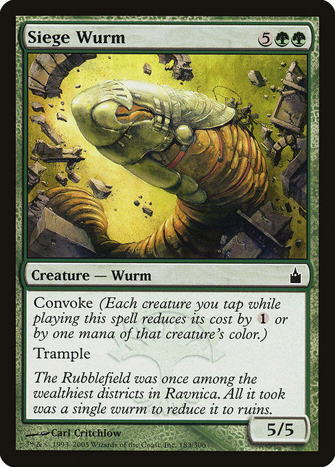 Siege Wurm [Ravnica: City of Guilds] | Galactic Gamez