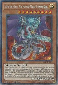 Super Anti-Kaiju War Machine Mecha-Thunder-King [SAST-EN081] Secret Rare | Galactic Gamez