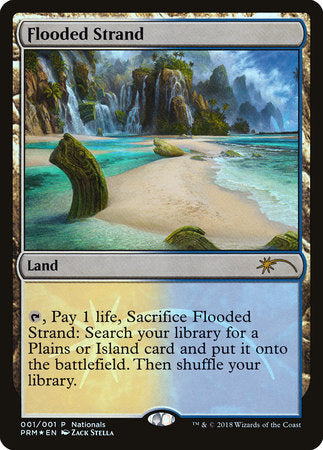 Flooded Strand [Nationals Promos] | Galactic Gamez