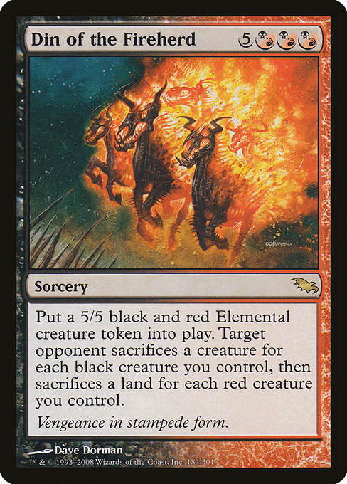 Din of the Fireherd [Shadowmoor] | Galactic Gamez