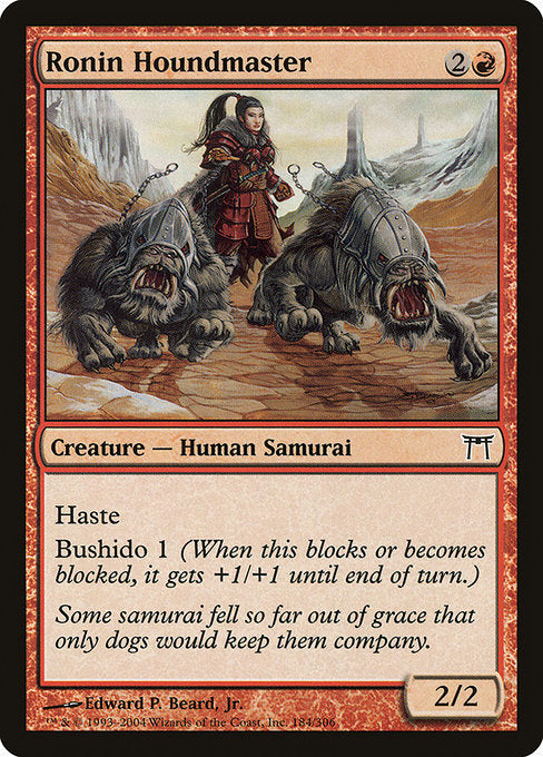 Ronin Houndmaster [Champions of Kamigawa] | Galactic Gamez