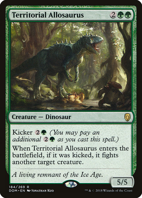 Territorial Allosaurus [Dominaria] | Galactic Gamez