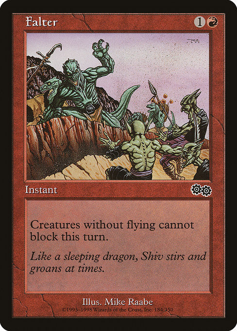 Falter [Urza's Saga] | Galactic Gamez