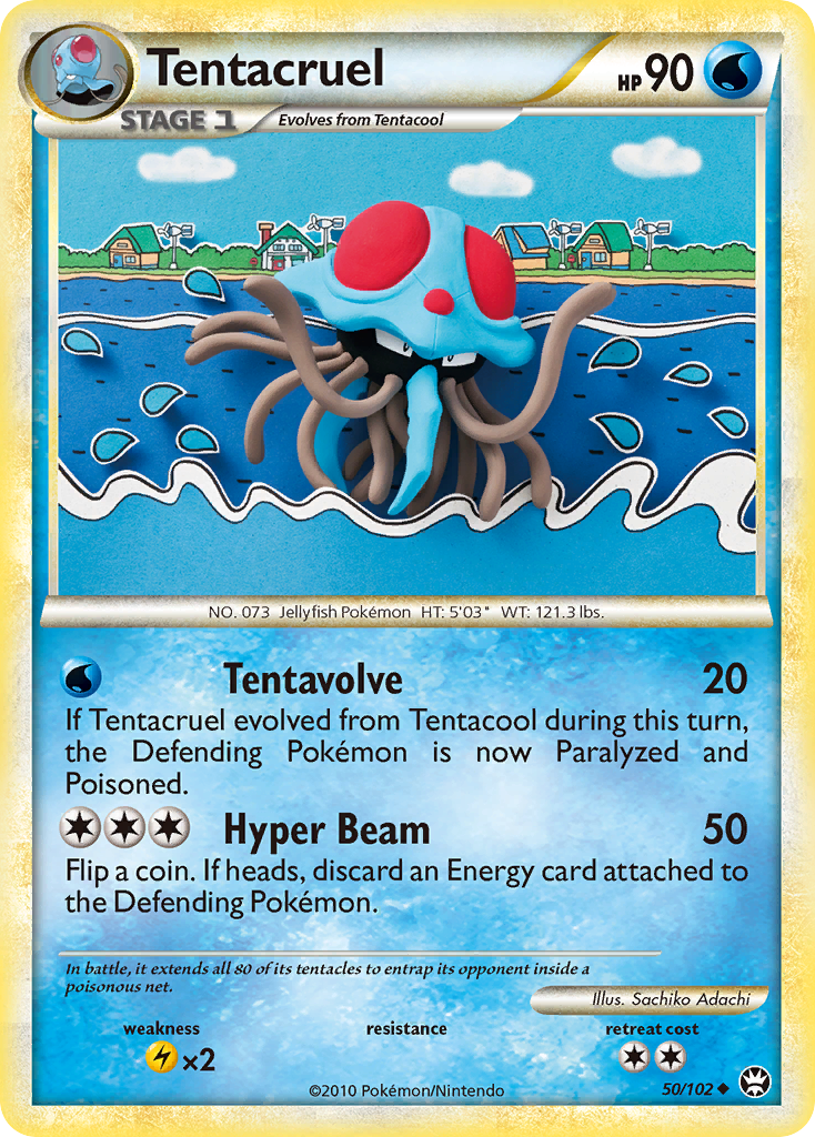 Tentacruel (50/102) [HeartGold & SoulSilver: Triumphant] | Galactic Gamez