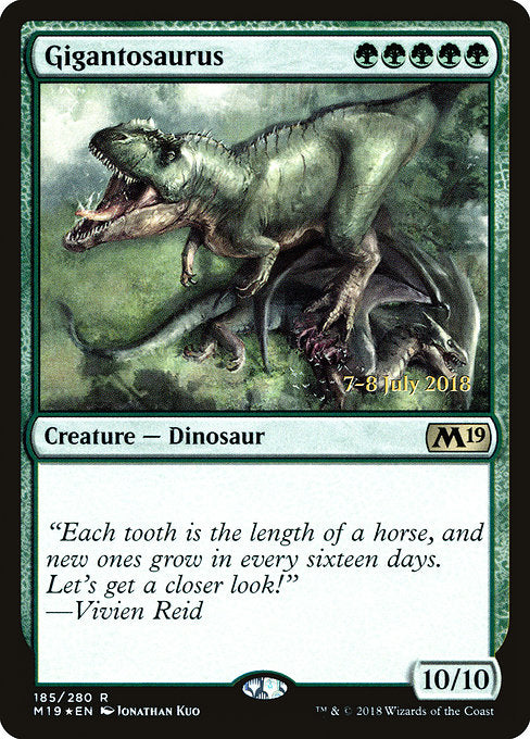 Gigantosaurus [Core Set 2019 Promos] | Galactic Gamez