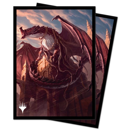 Strixhaven Velomachus Lorehold Standard Deck Protector Sleeves (100ct) | Galactic Gamez