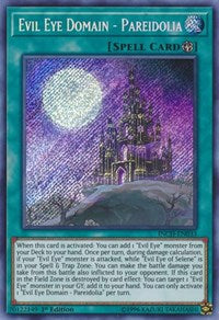 Evil Eye Domain - Pareidolia [INCH-EN033] Secret Rare | Galactic Gamez