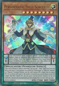 Performapal Smile Sorcerer [DUPO-EN012] Ultra Rare | Galactic Gamez