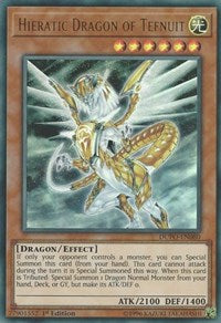 Hieratic Dragon of Tefnuit [DUPO-EN080] Ultra Rare | Galactic Gamez