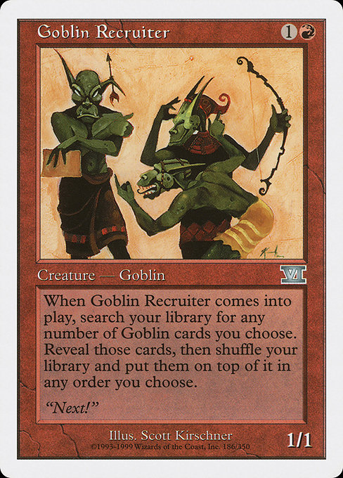 Goblin Recruiter [Classic Sixth Edition] | Galactic Gamez