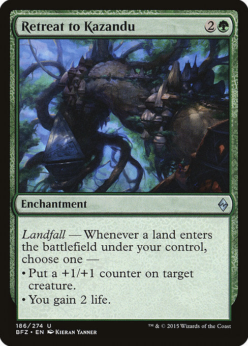 Retreat to Kazandu [Battle for Zendikar] | Galactic Gamez