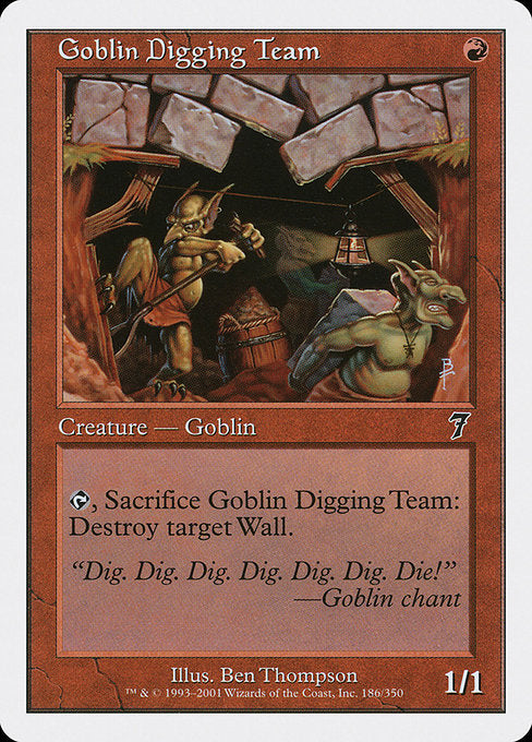 Goblin Digging Team [Seventh Edition] | Galactic Gamez