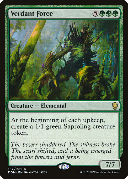 Verdant Force [Dominaria] | Galactic Gamez