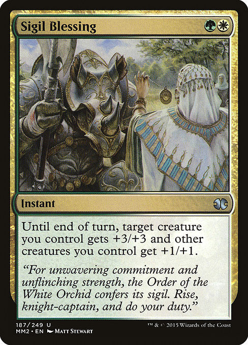 Sigil Blessing [Modern Masters 2015] | Galactic Gamez