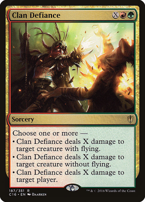 Clan Defiance [Commander 2016] | Galactic Gamez