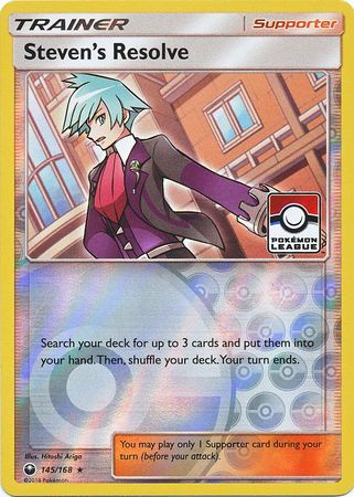 Steven's Resolve (145/168) (League Promo) [Sun & Moon: Celestial Storm] | Galactic Gamez