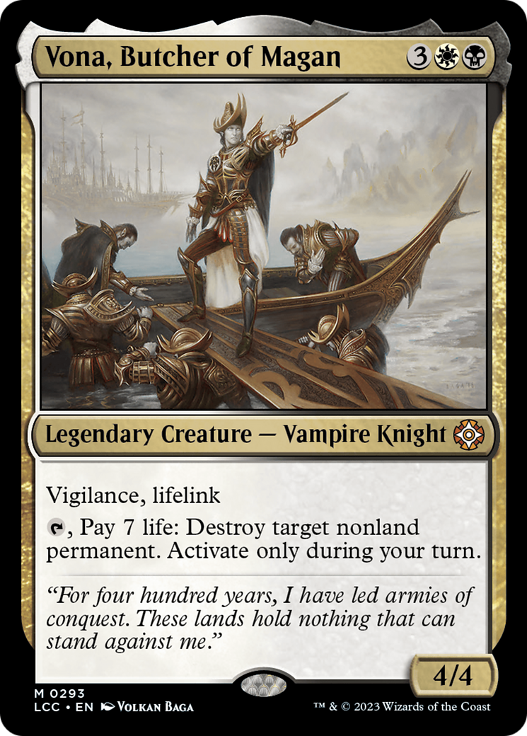 Vona, Butcher of Magan [The Lost Caverns of Ixalan Commander] | Galactic Gamez