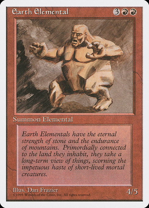Earth Elemental [Fourth Edition] | Galactic Gamez