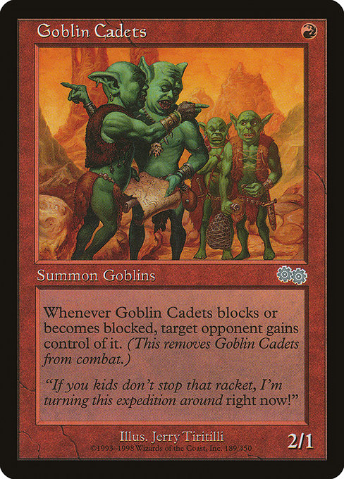 Goblin Cadets [Urza's Saga] | Galactic Gamez