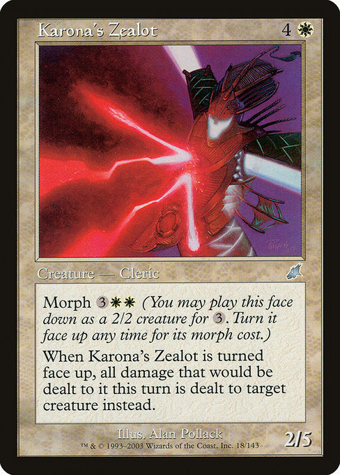 Karona's Zealot [Scourge] | Galactic Gamez