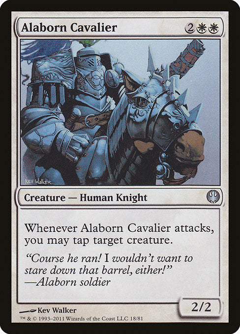 Alaborn Cavalier [Duel Decks: Knights vs. Dragons] | Galactic Gamez