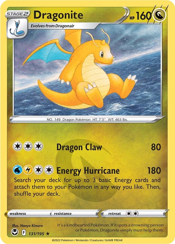 Dragonite (131/195) [Sword & Shield: Silver Tempest] | Galactic Gamez