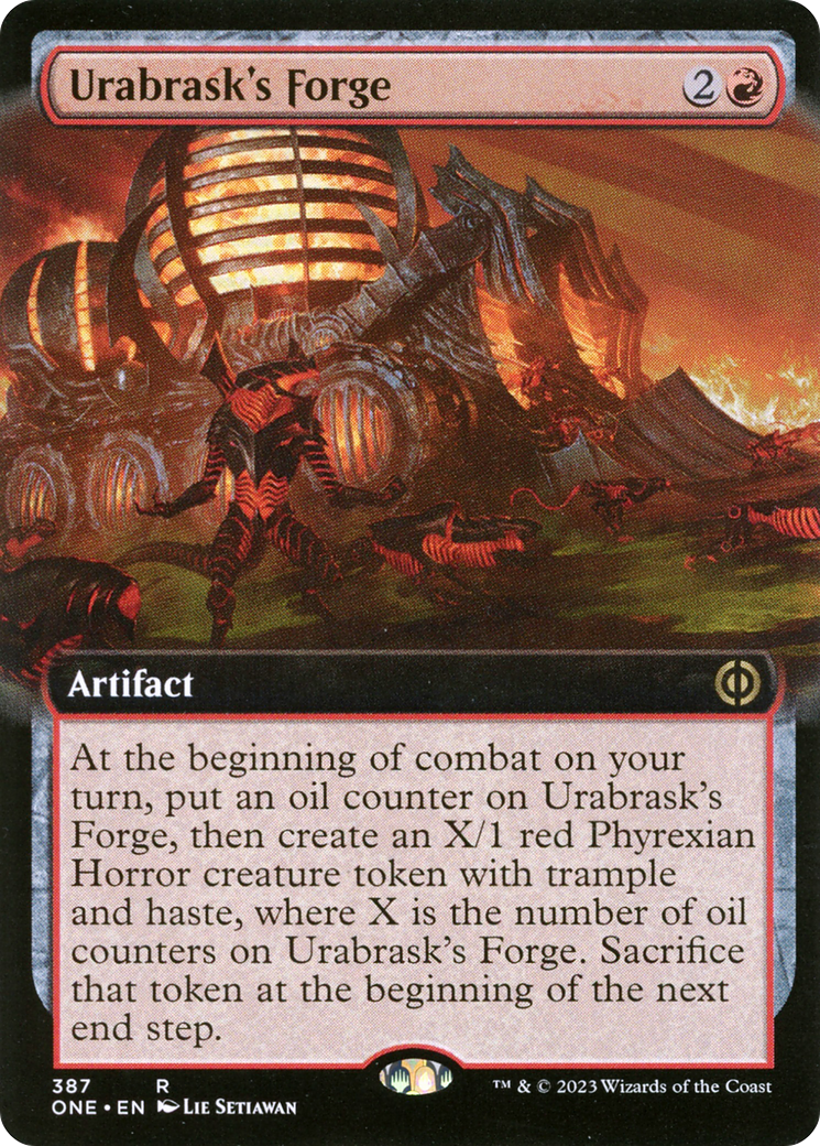 Urabrask's Forge (Extended Art) [Phyrexia: All Will Be One] | Galactic Gamez