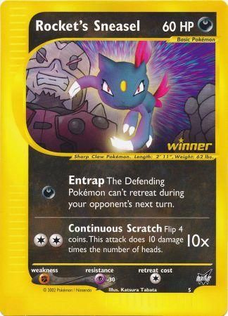 Rocket's Sneasel (5) (Jumbo Card) [Best of Promos] | Galactic Gamez