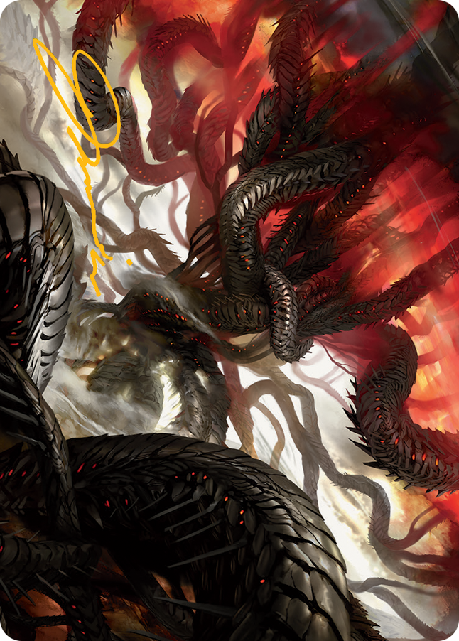 Realmbreaker, the Invasion Tree Art Card (Gold-Stamped Signature) [March of the Machine Art Series] | Galactic Gamez